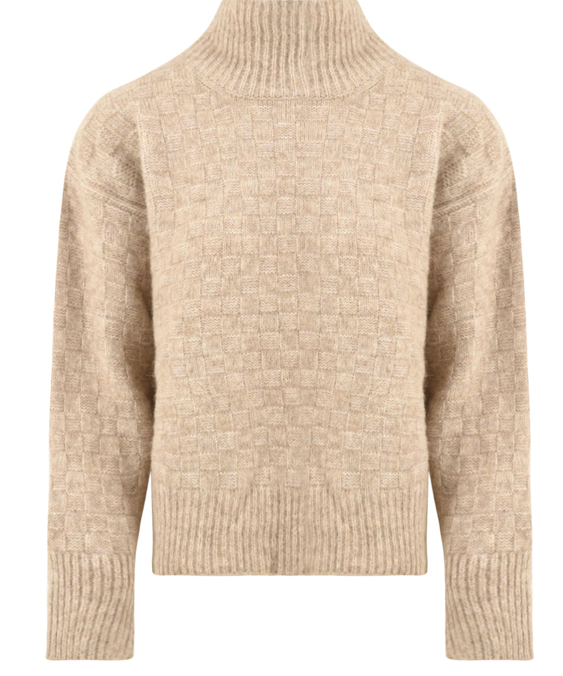 Maglione a collo alto SOLOTRE Donna - Beige