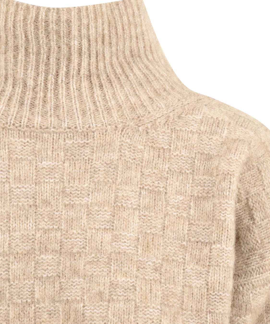 Maglione a collo alto SOLOTRE Donna - Beige