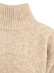 Maglione a collo alto SOLOTRE Donna - Beige