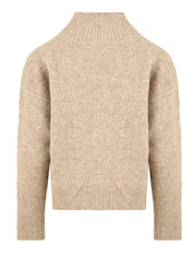 Maglione a collo alto SOLOTRE Donna - Beige