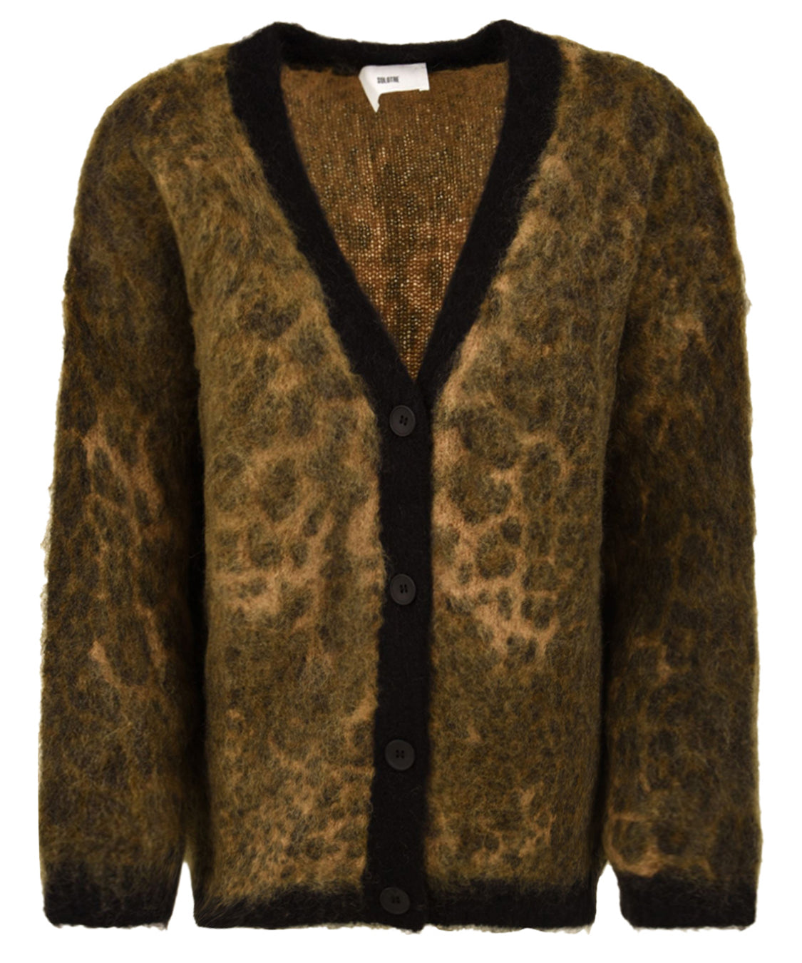 Cardigan con scollo a V SOLOTRE Donna - Marrone