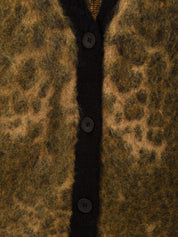 Cardigan con scollo a V SOLOTRE Donna - Marrone