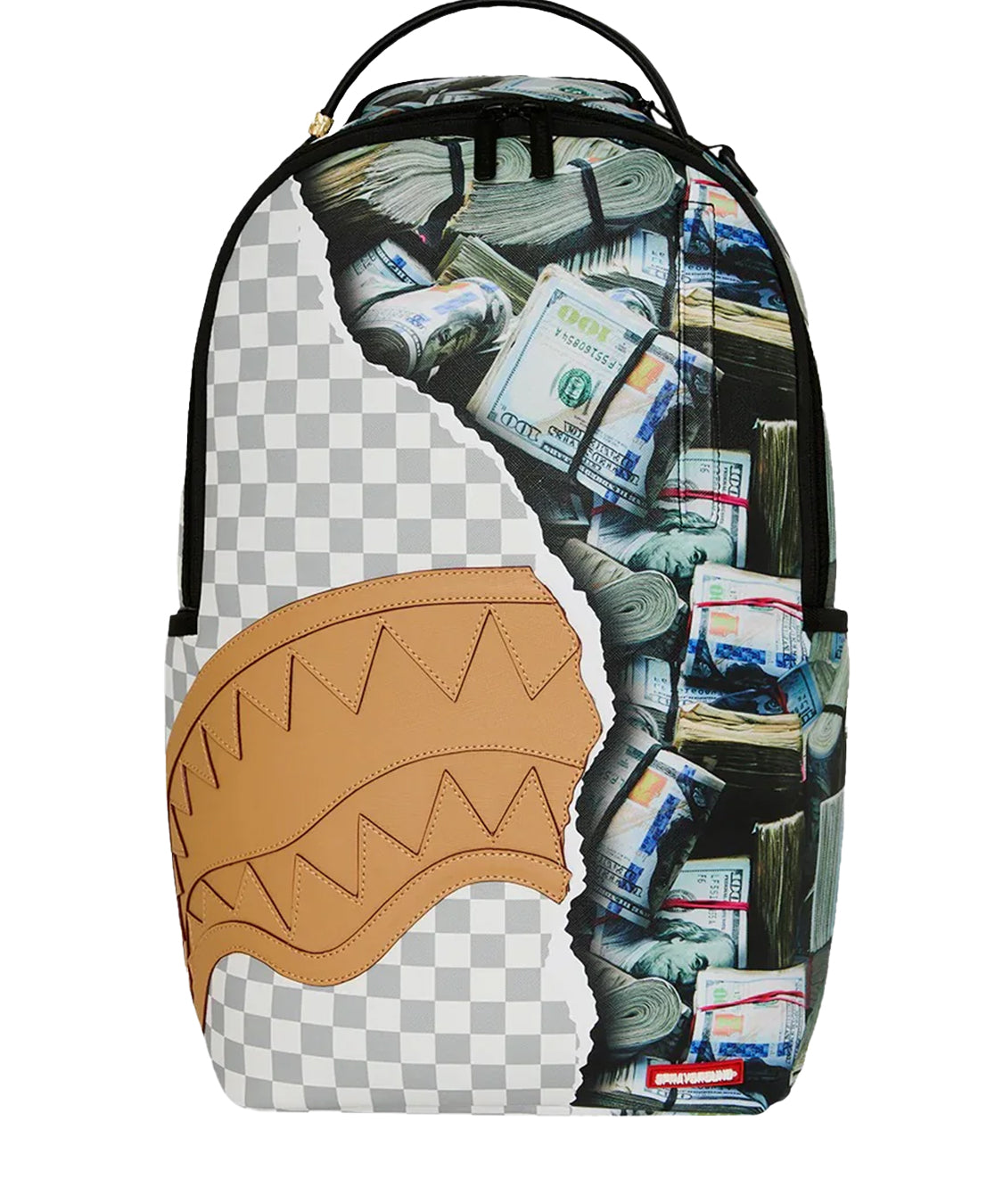 Zaino Cream Check Full Of Cash SPRAYGROUND Unisex - Beige