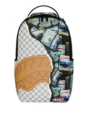 Zaino Cream Check Full Of Cash SPRAYGROUND Unisex - Beige
