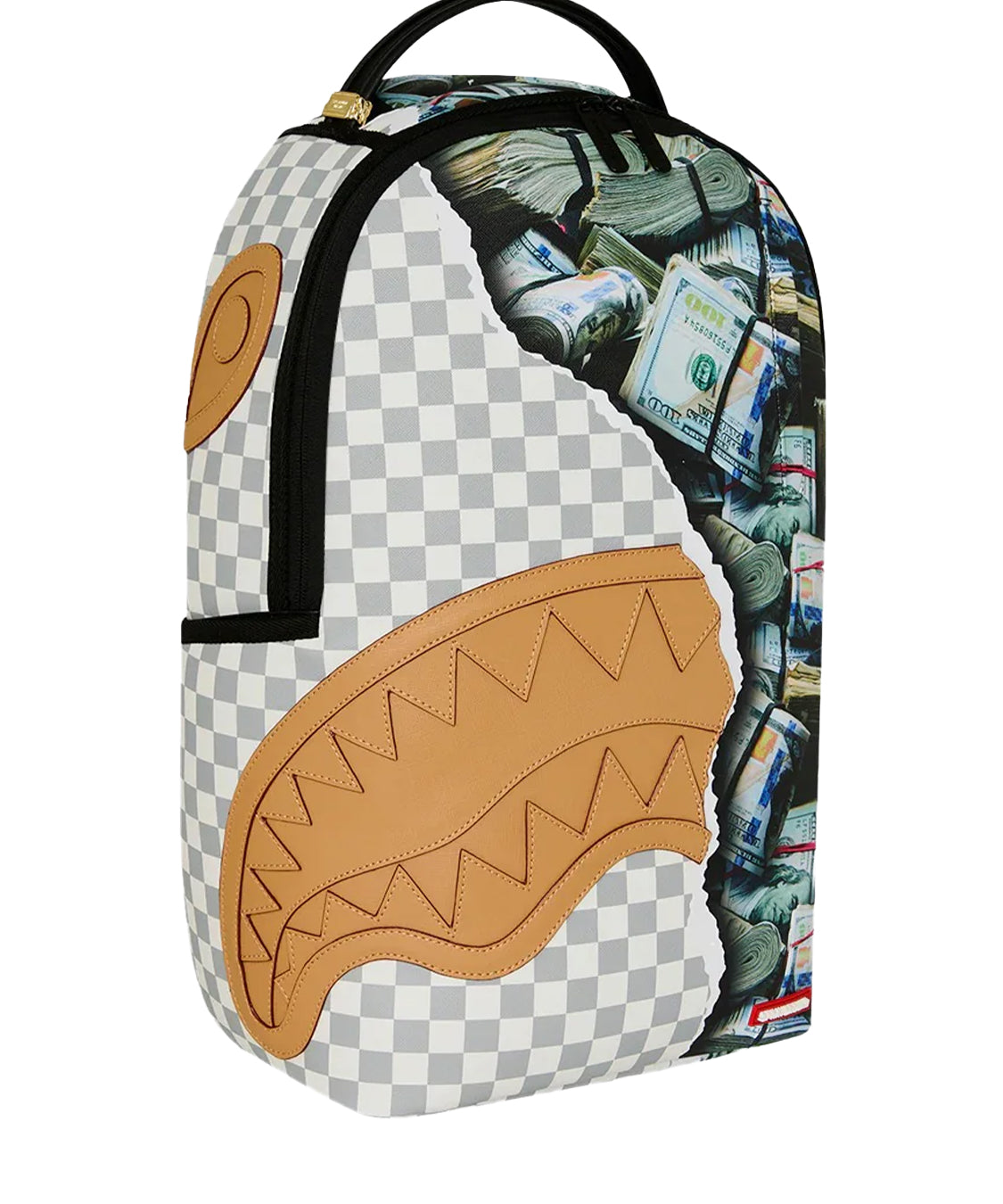 Zaino Cream Check Full Of Cash SPRAYGROUND Unisex - Beige