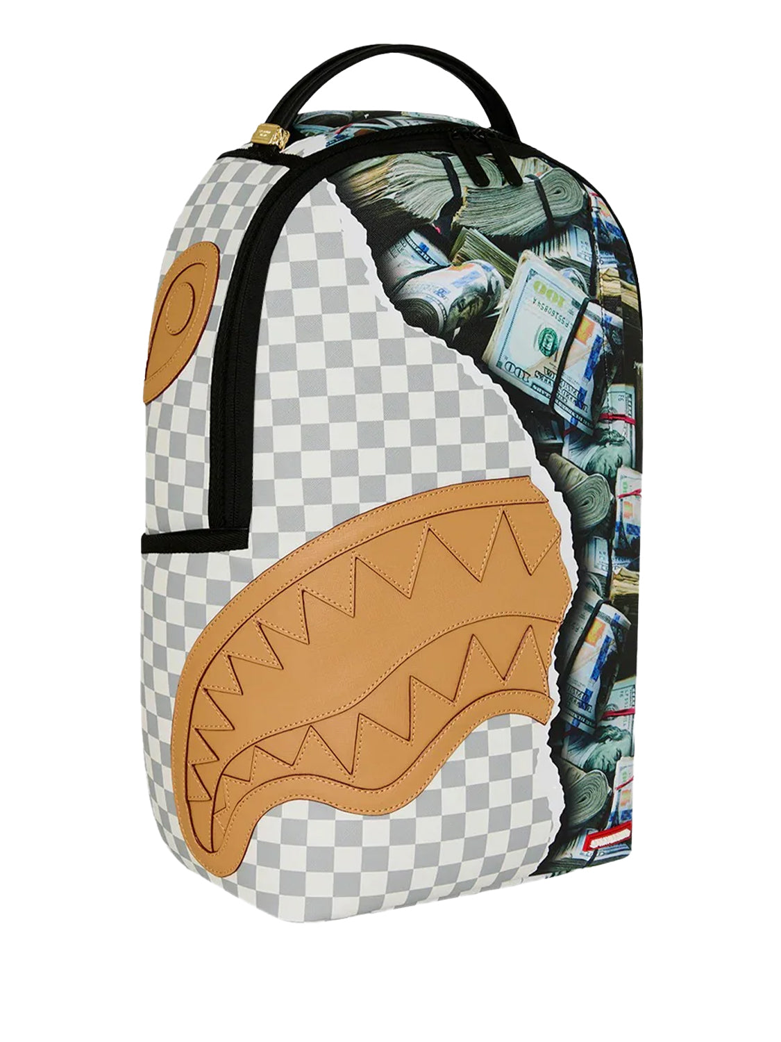 Zaino Cream Check Full Of Cash SPRAYGROUND Unisex - Beige