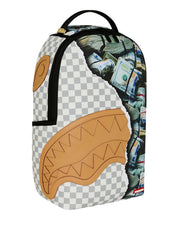 Zaino Cream Check Full Of Cash SPRAYGROUND Unisex - Beige