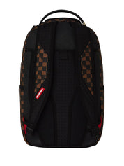 Zaino Drip Check Shark SPRAYGROUND Unisex - Marrone
