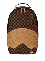 Zaino Embossed Check SPRAYGROUND Unisex - Marrone