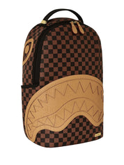 Zaino Embossed Check SPRAYGROUND Unisex - Marrone