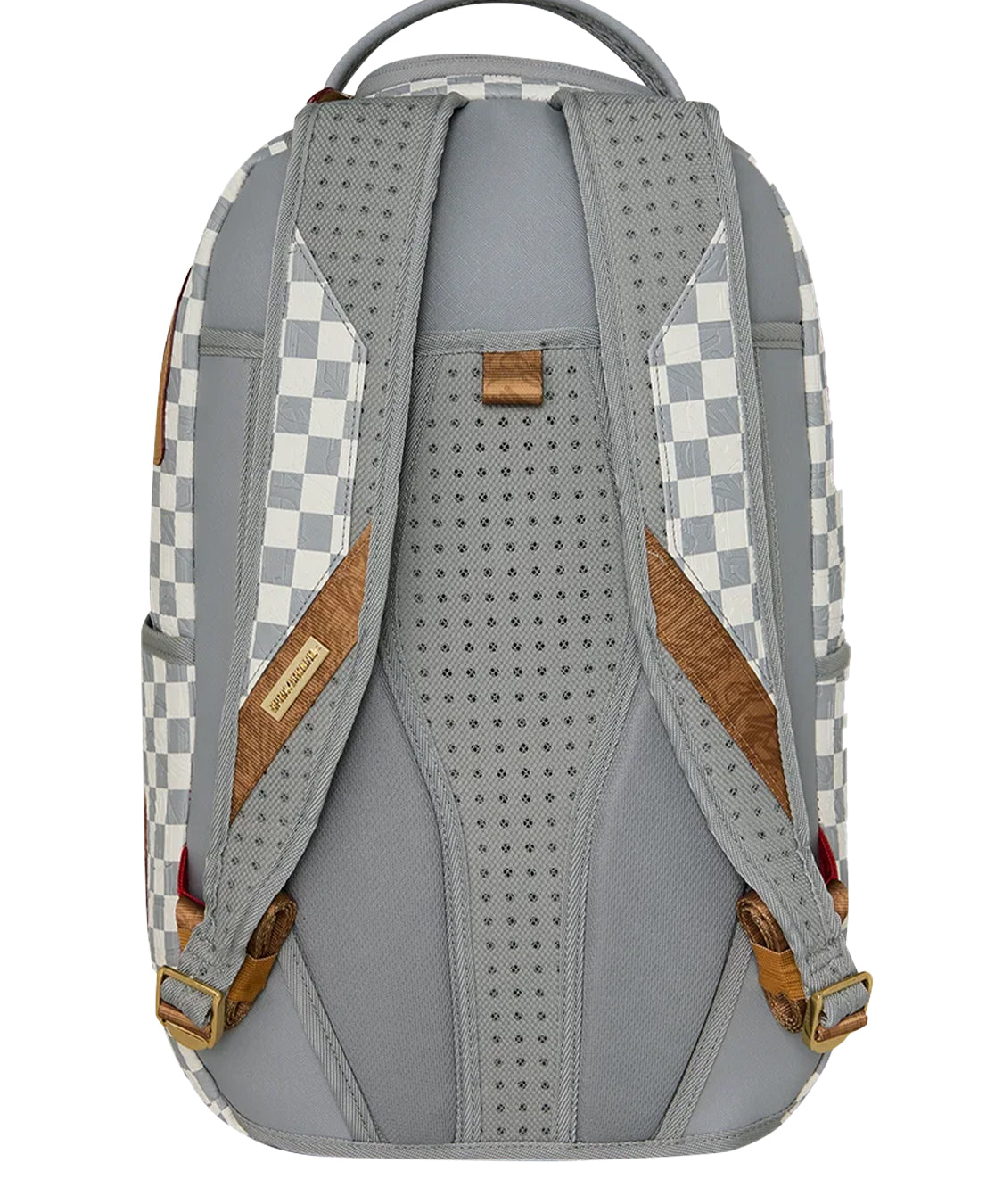 Zaino Embossed Check SPRAYGROUND Unisex - Beige