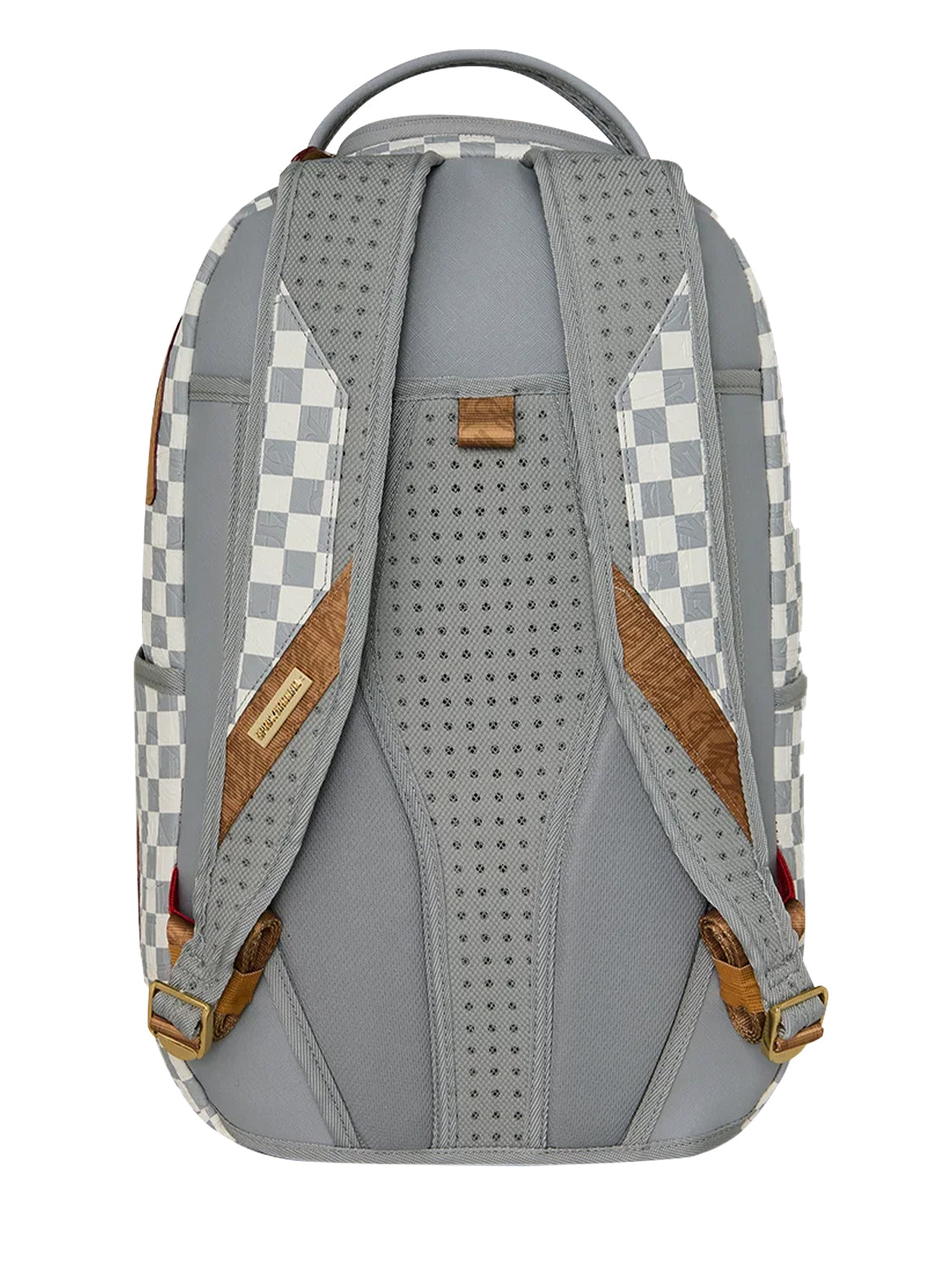 Zaino Embossed Check SPRAYGROUND Unisex - Beige