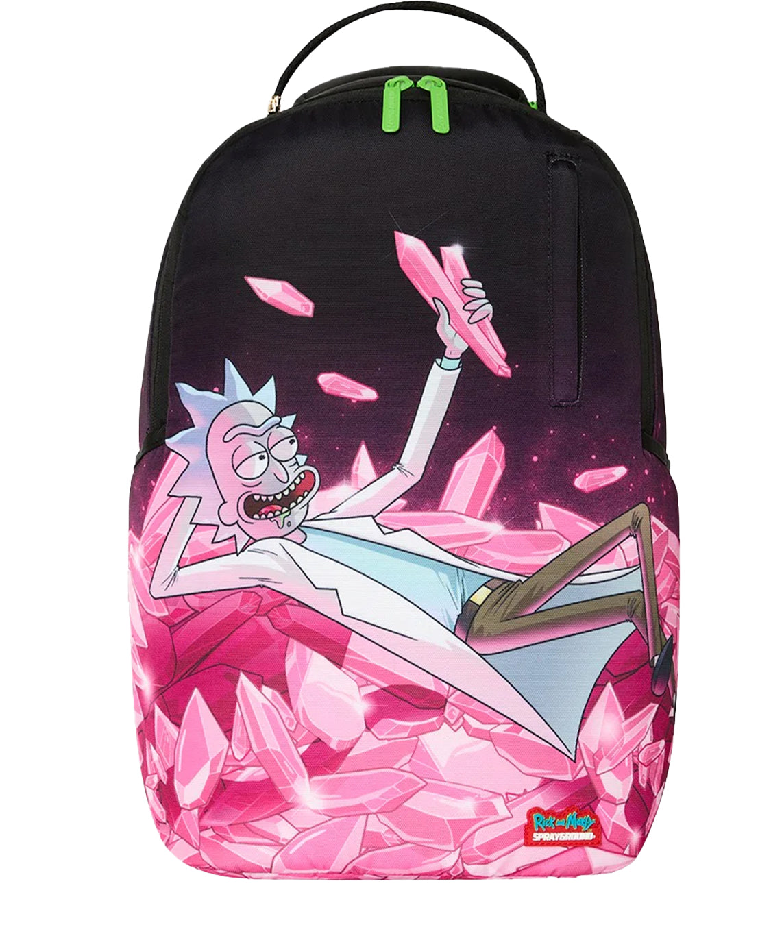 Zaino Rick And Morty Kalaxian Crystal Pile SPRAYGROUND Unisex - Nero
