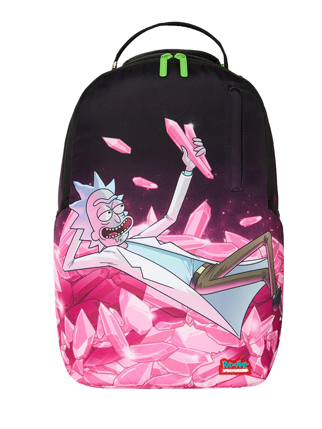 Zaino Rick And Morty Kalaxian Crystal Pile SPRAYGROUND Unisex - Nero