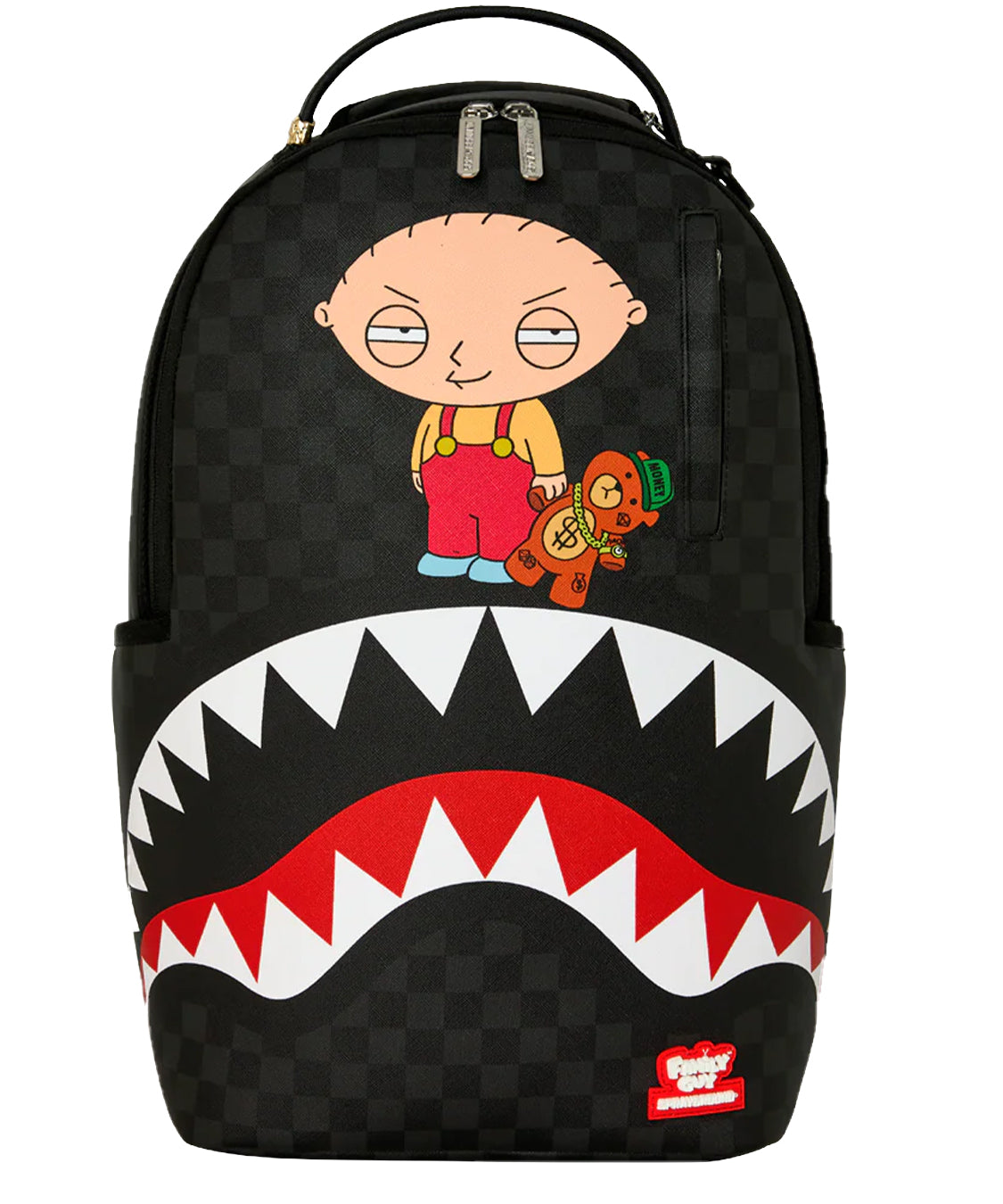 Zaino Family Guy Stewie Holding Bear Keychain SPRAYGROUND Unisex - Nero