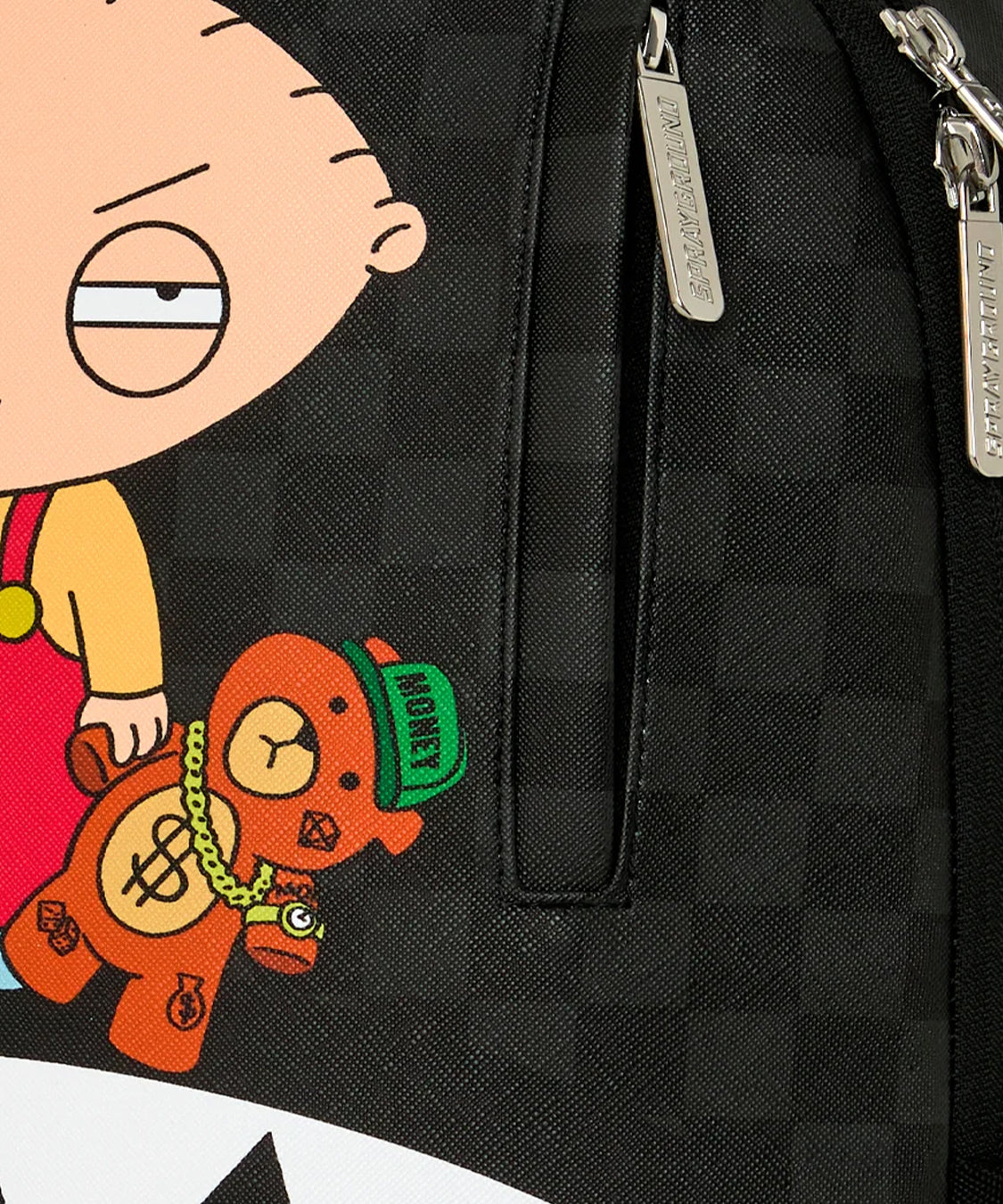 Zaino Family Guy Stewie Holding Bear Keychain SPRAYGROUND Unisex - Nero