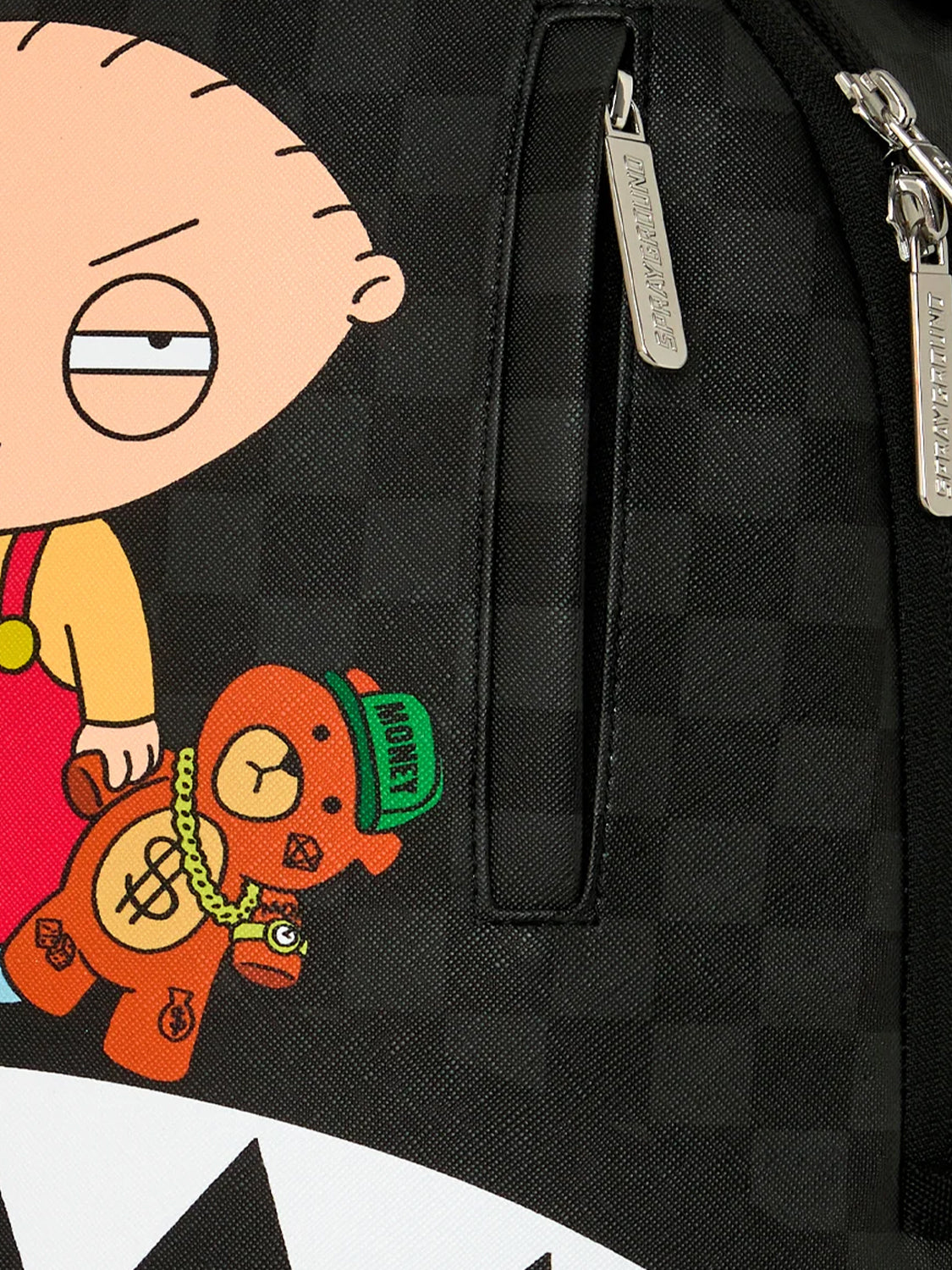 Zaino Family Guy Stewie Holding Bear Keychain SPRAYGROUND Unisex - Nero