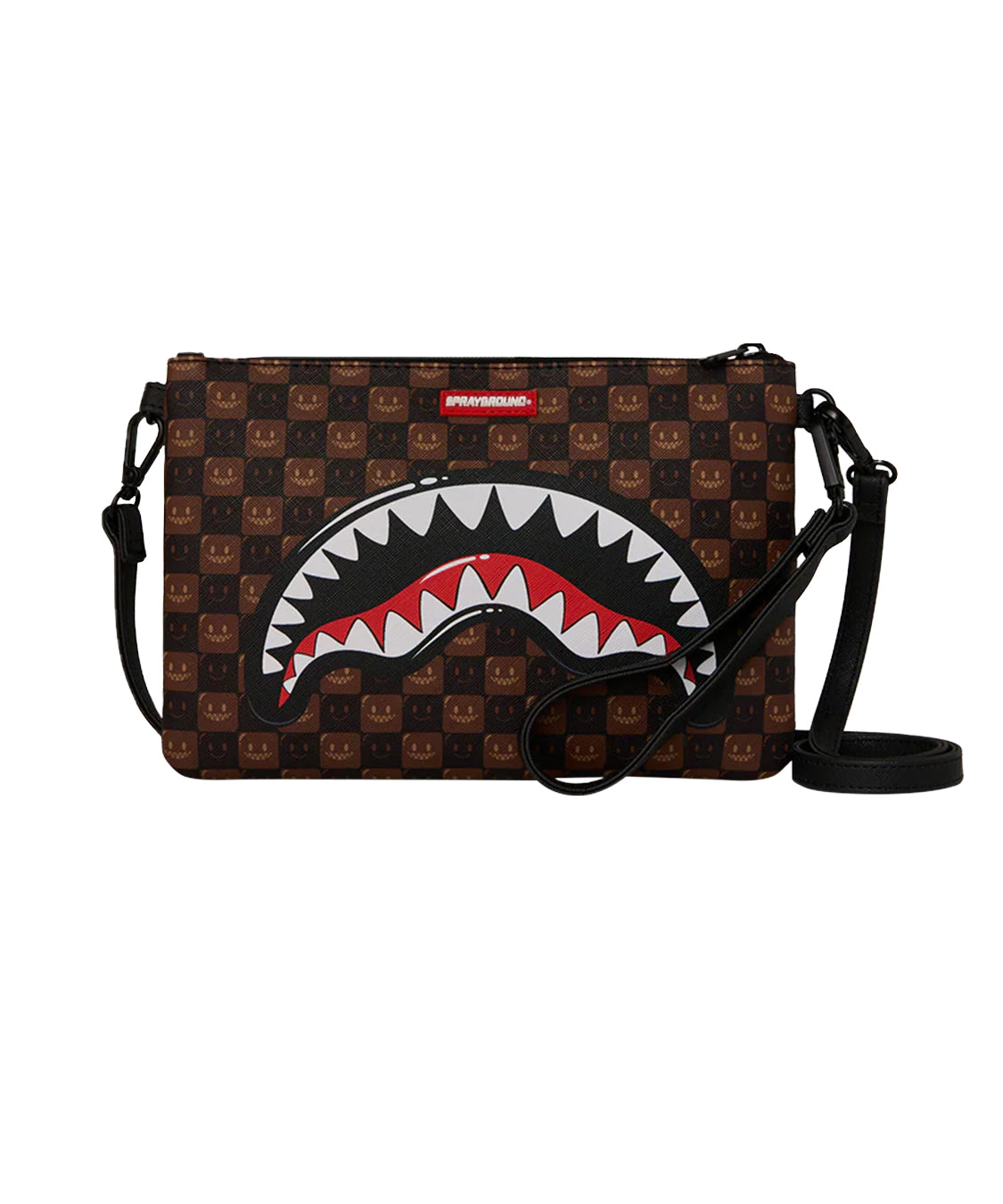 Tracolla Sharks In Paris Wtf Bubble SPRAYGROUND Unisex - Marrone