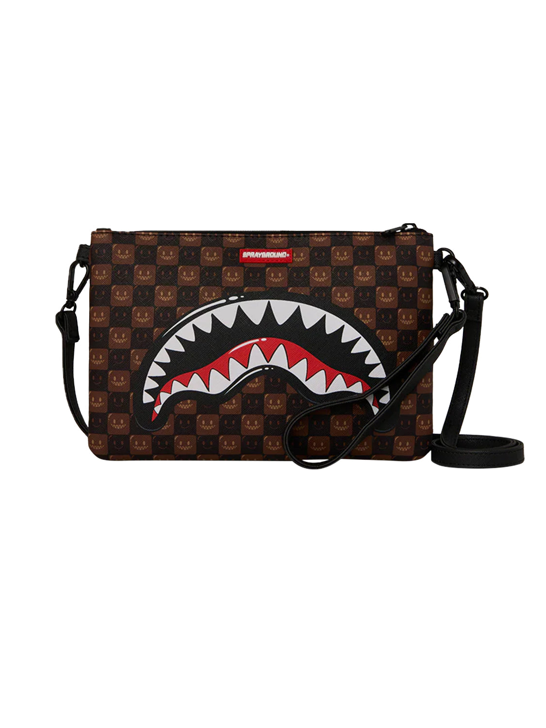 Tracolla Sharks In Paris Wtf Bubble SPRAYGROUND Unisex - Marrone