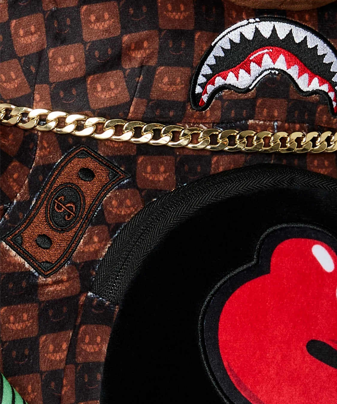 Zaino Sharks In Paris Wtf Bubble Moneybear SPRAYGROUND Unisex - Marrone