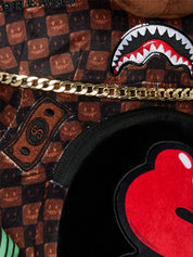 Zaino Sharks In Paris Wtf Bubble Moneybear SPRAYGROUND Unisex - Marrone