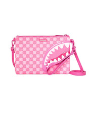 Tracolla Pink New Check Faces Crossover SPRAYGROUND Unisex - Rosa