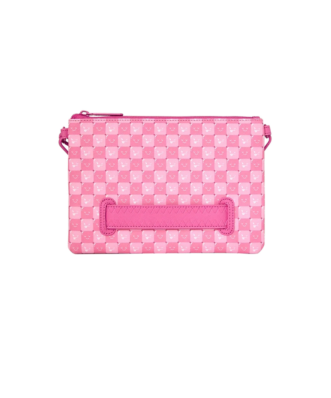 Tracolla Pink New Check Faces Crossover SPRAYGROUND Unisex - Rosa