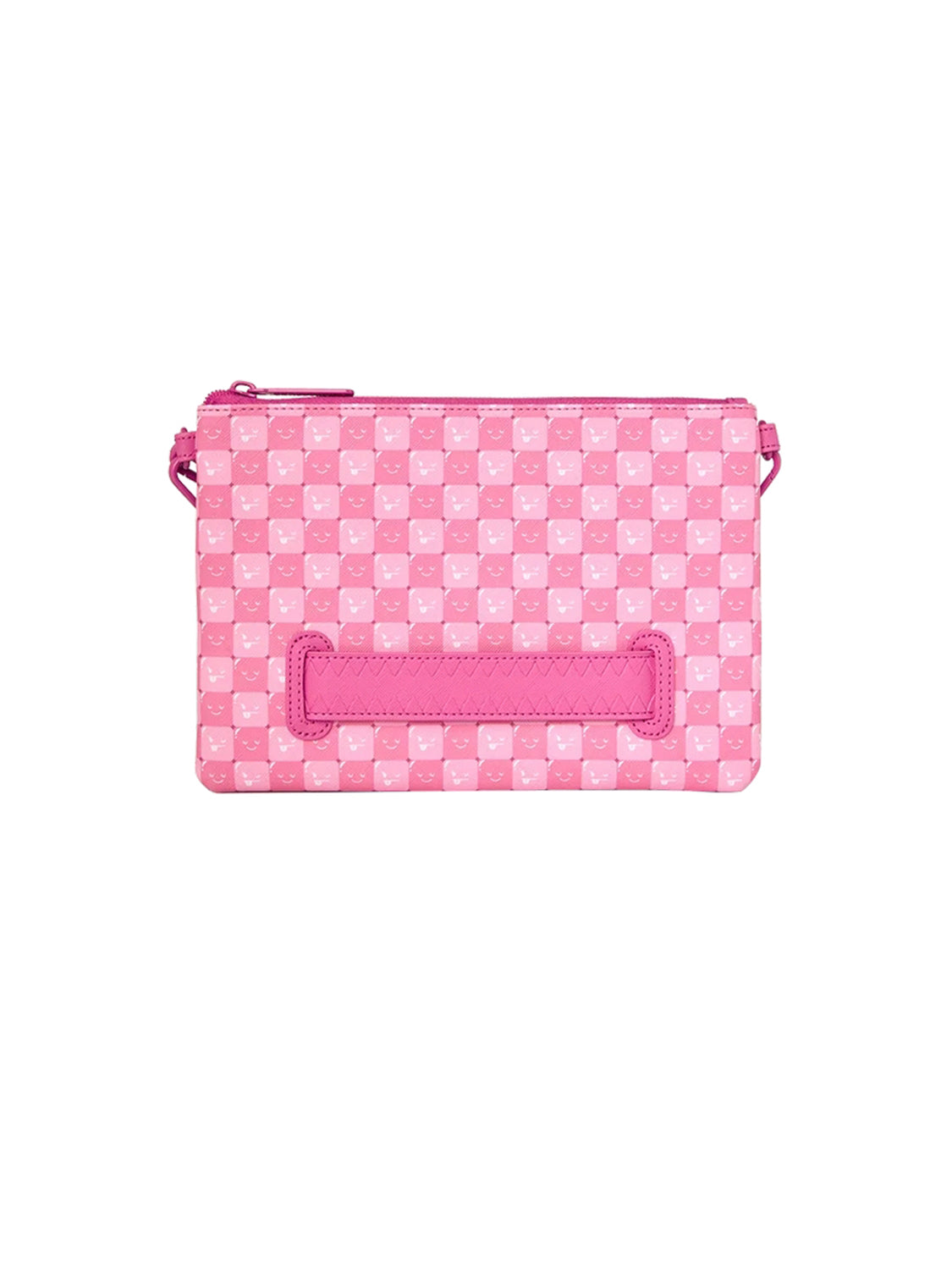 Tracolla Pink New Check Faces Crossover SPRAYGROUND Unisex - Rosa
