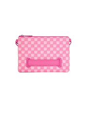 Tracolla Pink New Check Faces Crossover SPRAYGROUND Unisex - Rosa