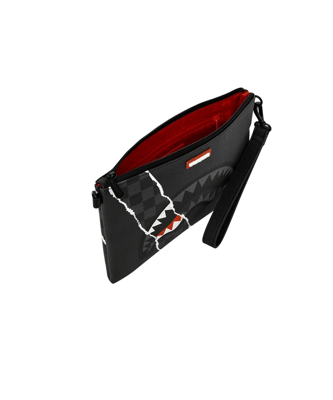 Tracolla Center Rip Revealing Gray Check Crossover SPRAYGROUND Unisex - Grigio