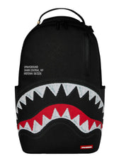 Zaino Shark Central Black Embroidered SPRAYGROUND Unisex - Nero