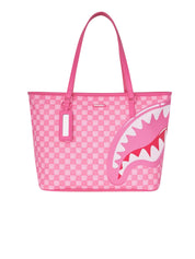 Borsa Pink New Check Faces SPRAYGROUND Unisex - Rosa