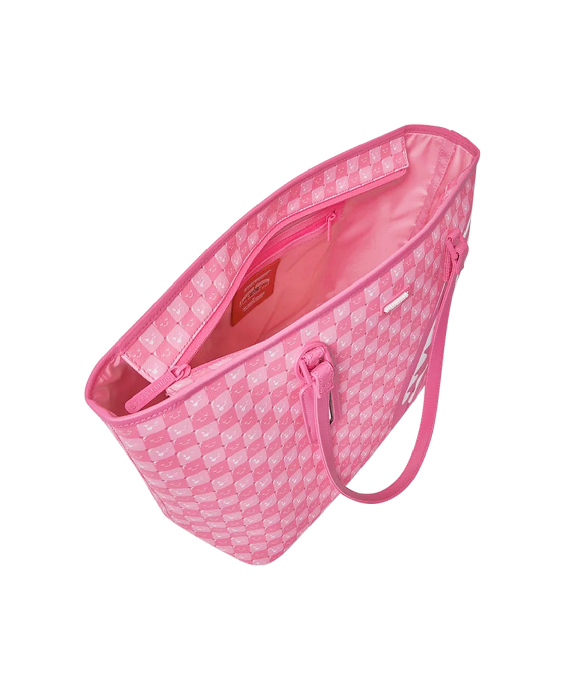Borsa Pink New Check Faces SPRAYGROUND Unisex - Rosa