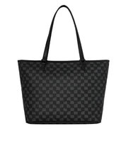 Borsa Black And White Drip Check Shark SPRAYGROUND Unisex - Nero