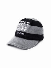 Cappello Striped Knitted SSSTUFFF Unisex - Grigio