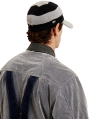 Cappello Striped Knitted SSSTUFFF Unisex - Grigio