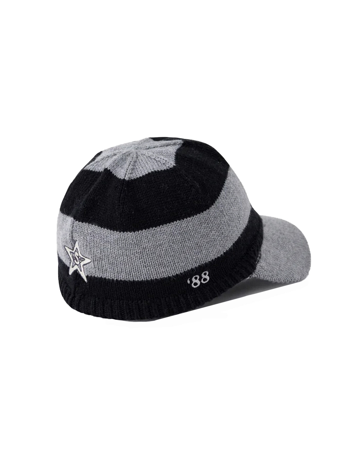 Cappello Striped Knitted SSSTUFFF Unisex - Grigio