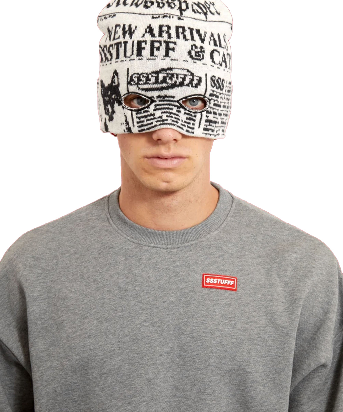 Cappello Newspaper Spy SSSTUFFF Unisex - Grigio