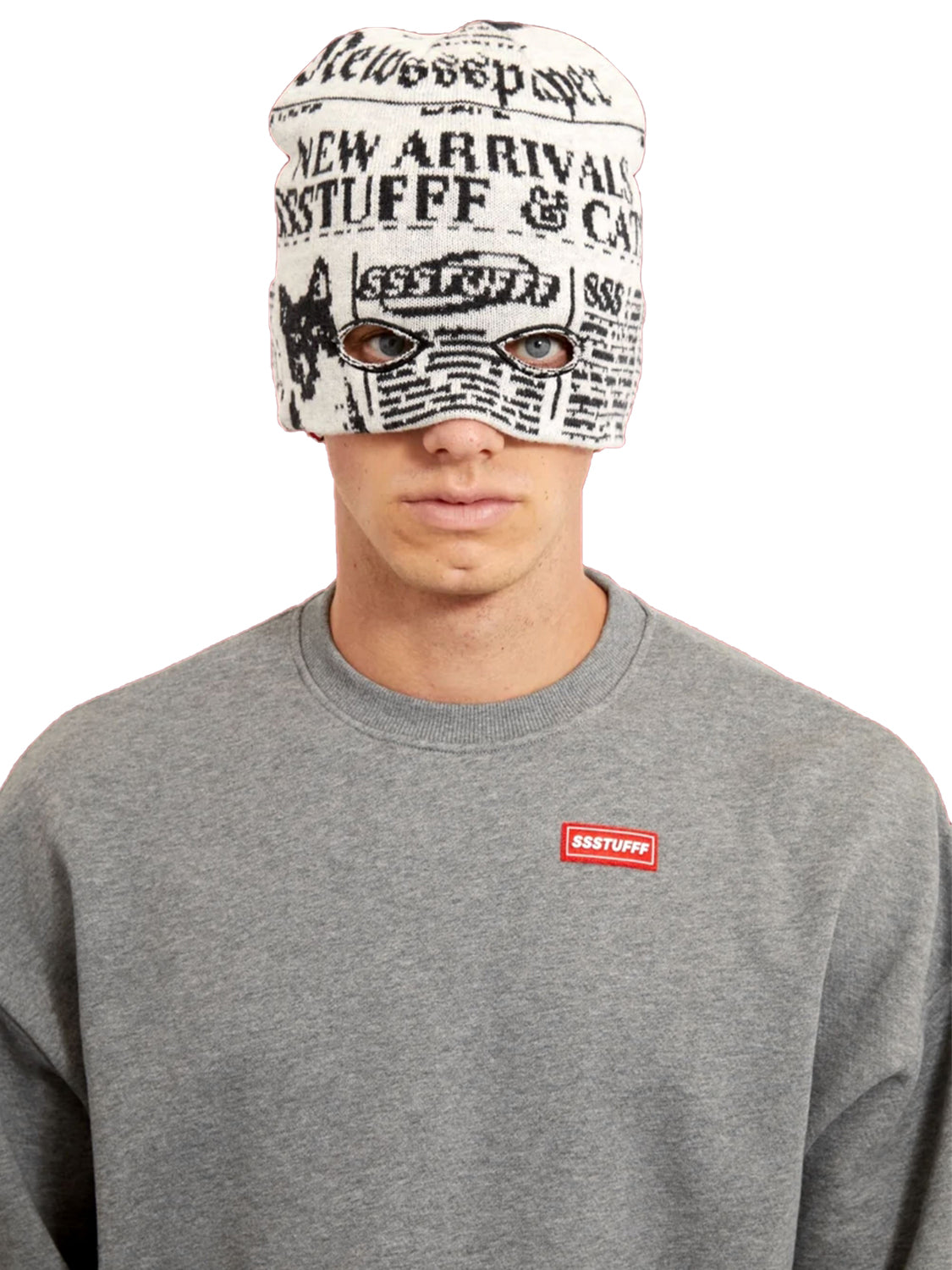 Cappello Newspaper Spy SSSTUFFF Unisex - Grigio