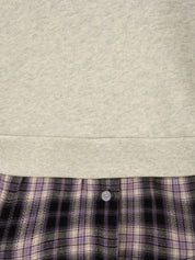 Felpa Layered Shirt Crewneck SSSTUFFF Uomo - Rosa