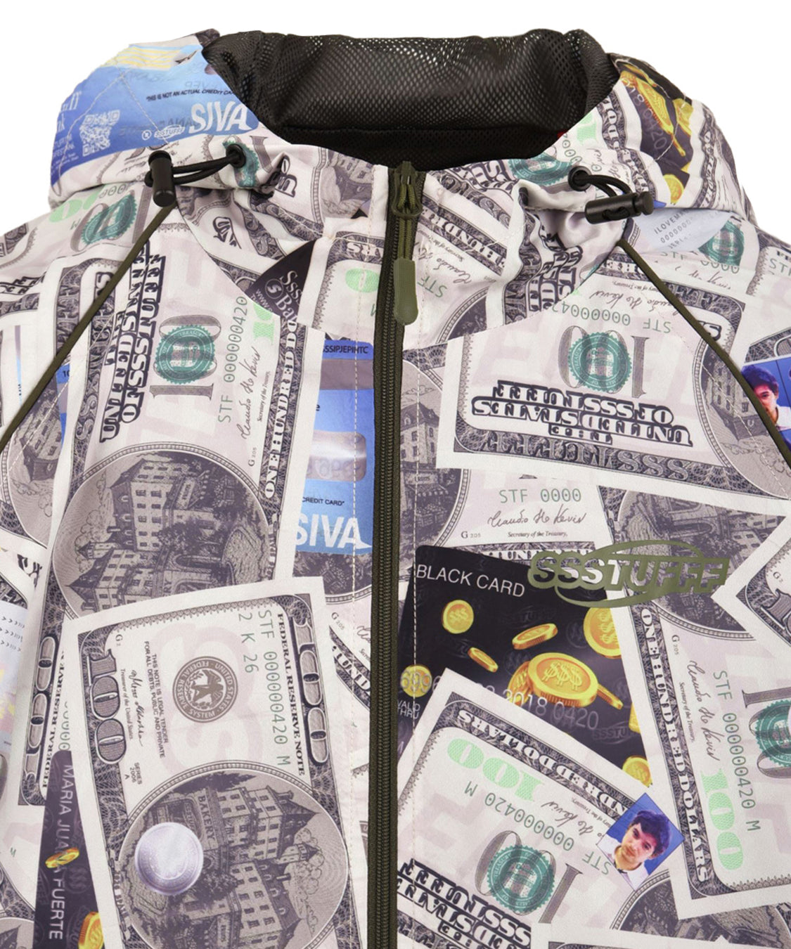 Giacca Exploding Wallet Money SSSTUFFF Uomo - Grigio