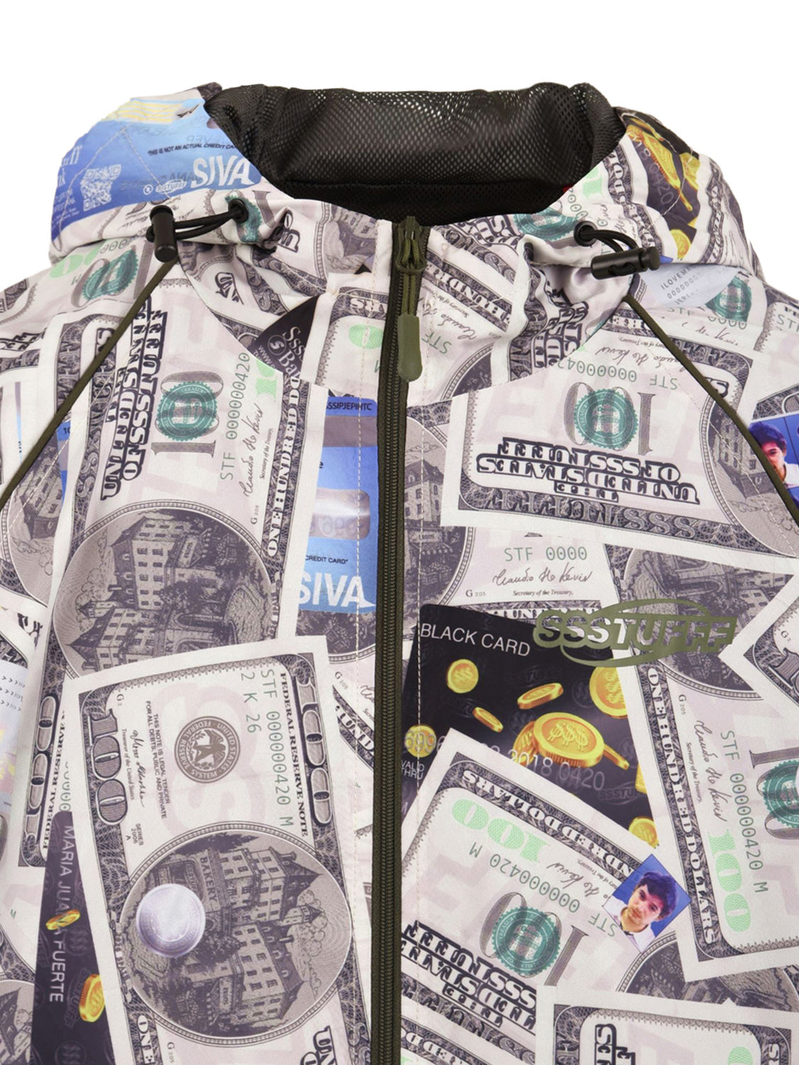 Giacca Exploding Wallet Money SSSTUFFF Uomo - Grigio
