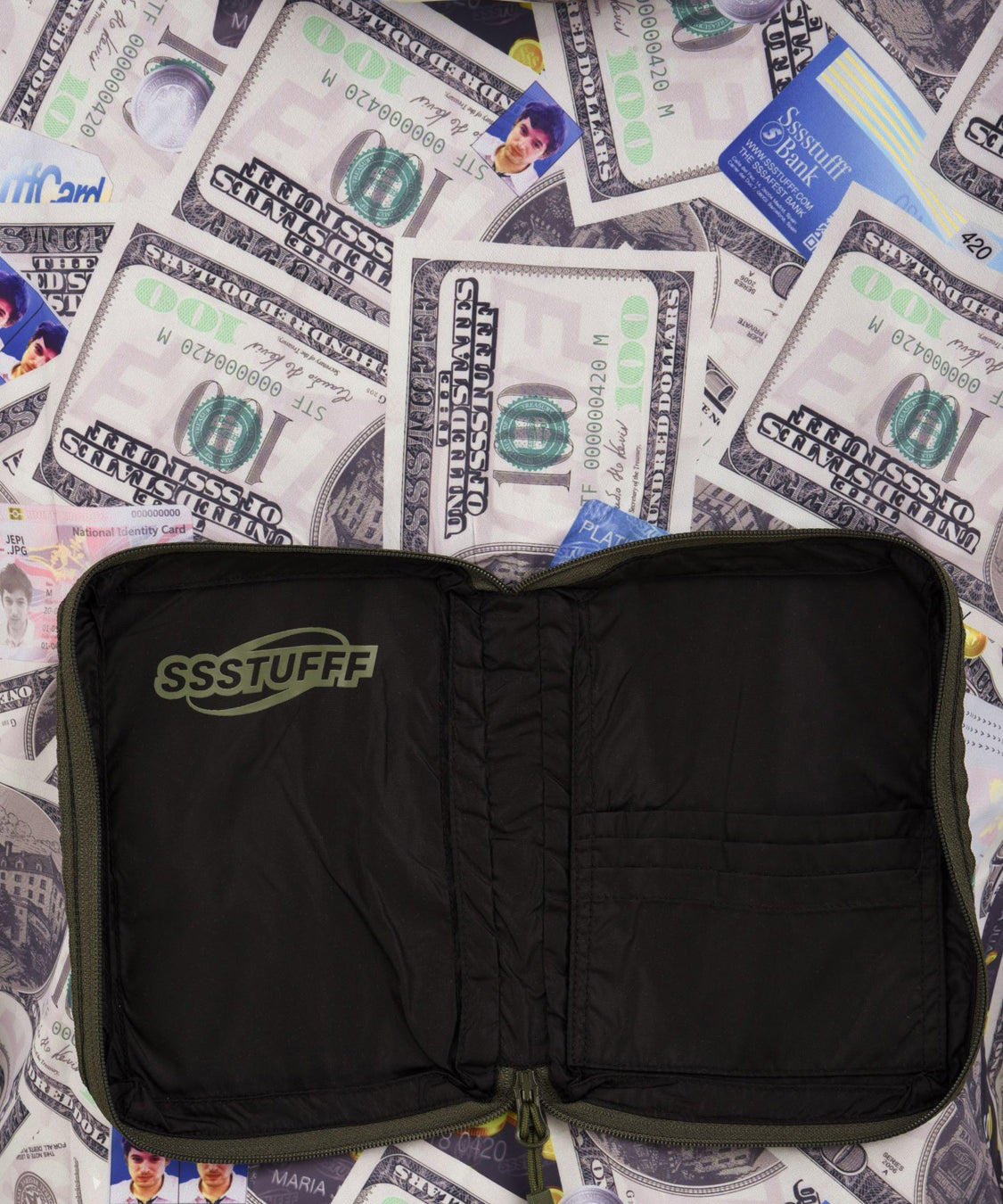 Giacca Exploding Wallet Money SSSTUFFF Uomo - Grigio