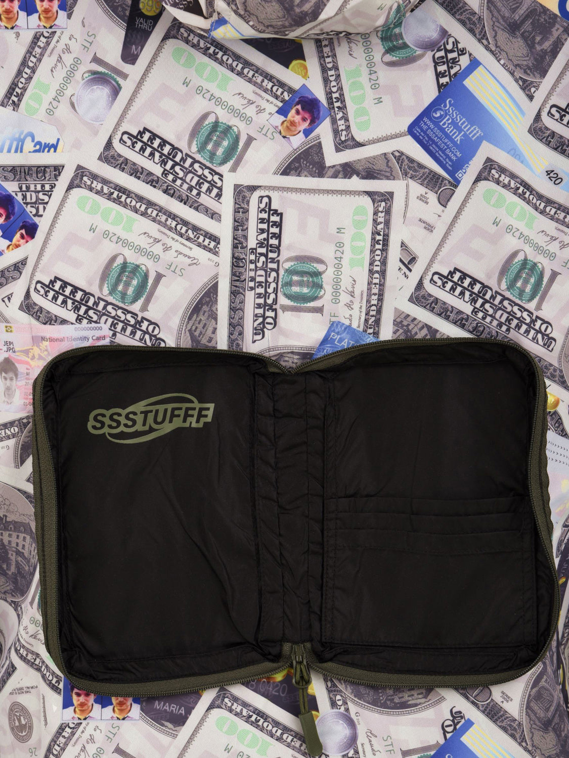 Giacca Exploding Wallet Money SSSTUFFF Uomo - Grigio