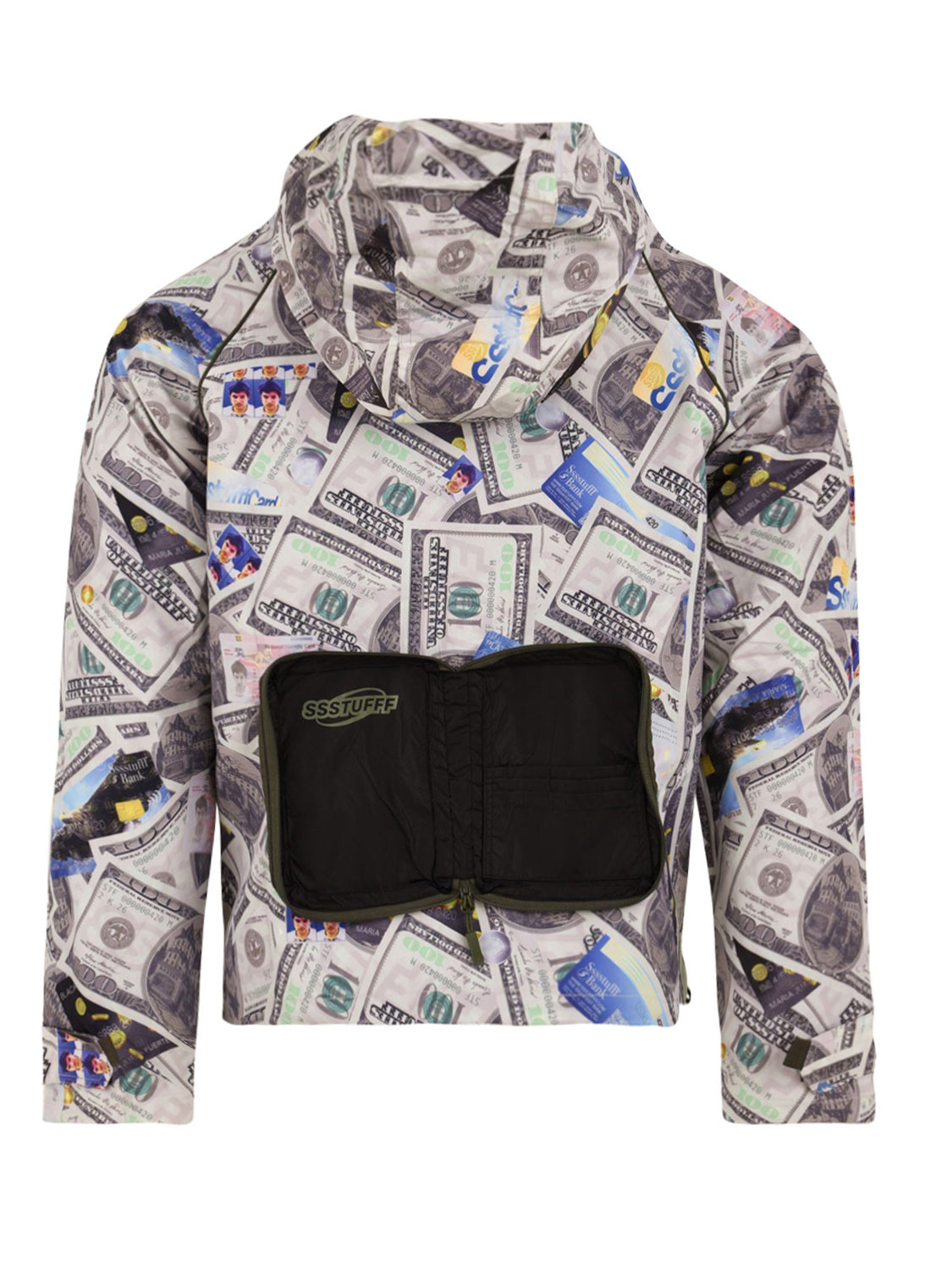 Giacca Exploding Wallet Money SSSTUFFF Uomo - Grigio
