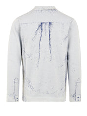 Felpa con zip Tie SSSTUFFF Uomo - Blue