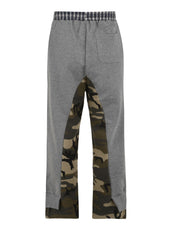 Pantalone Layered Waffle Camo SSSTUFFF Uomo - Grigio