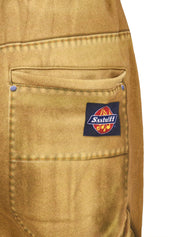Pantalone Trompe L'Oeil Printed Double Knee SSSTUFFF Uomo - Beige