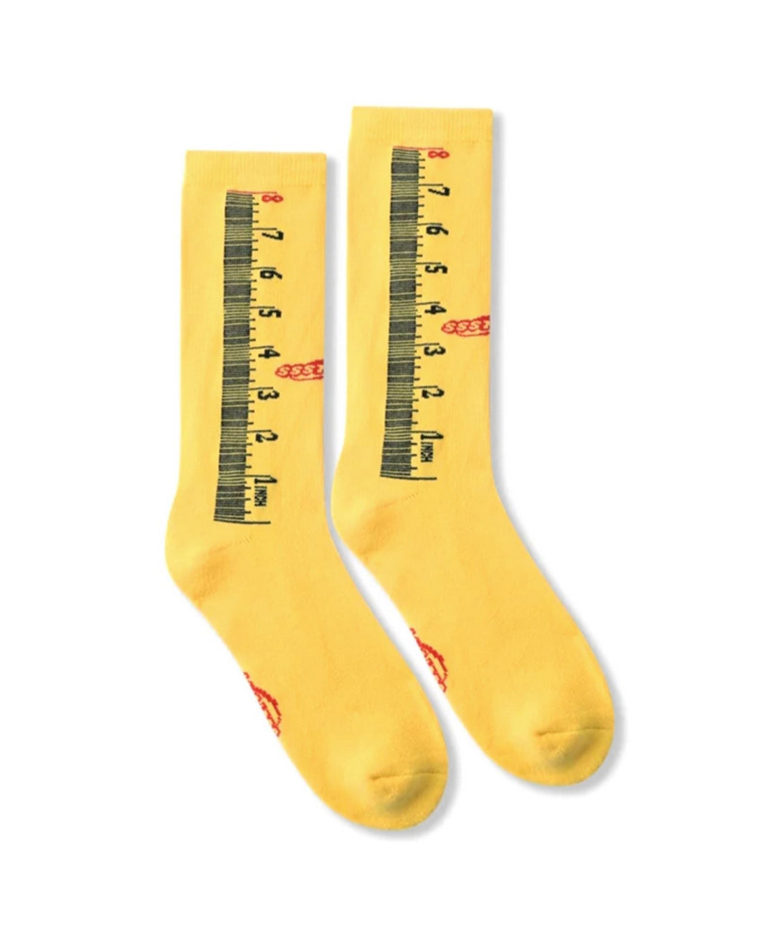 Calzini Ruler SSSTUFFF Unisex - Giallo