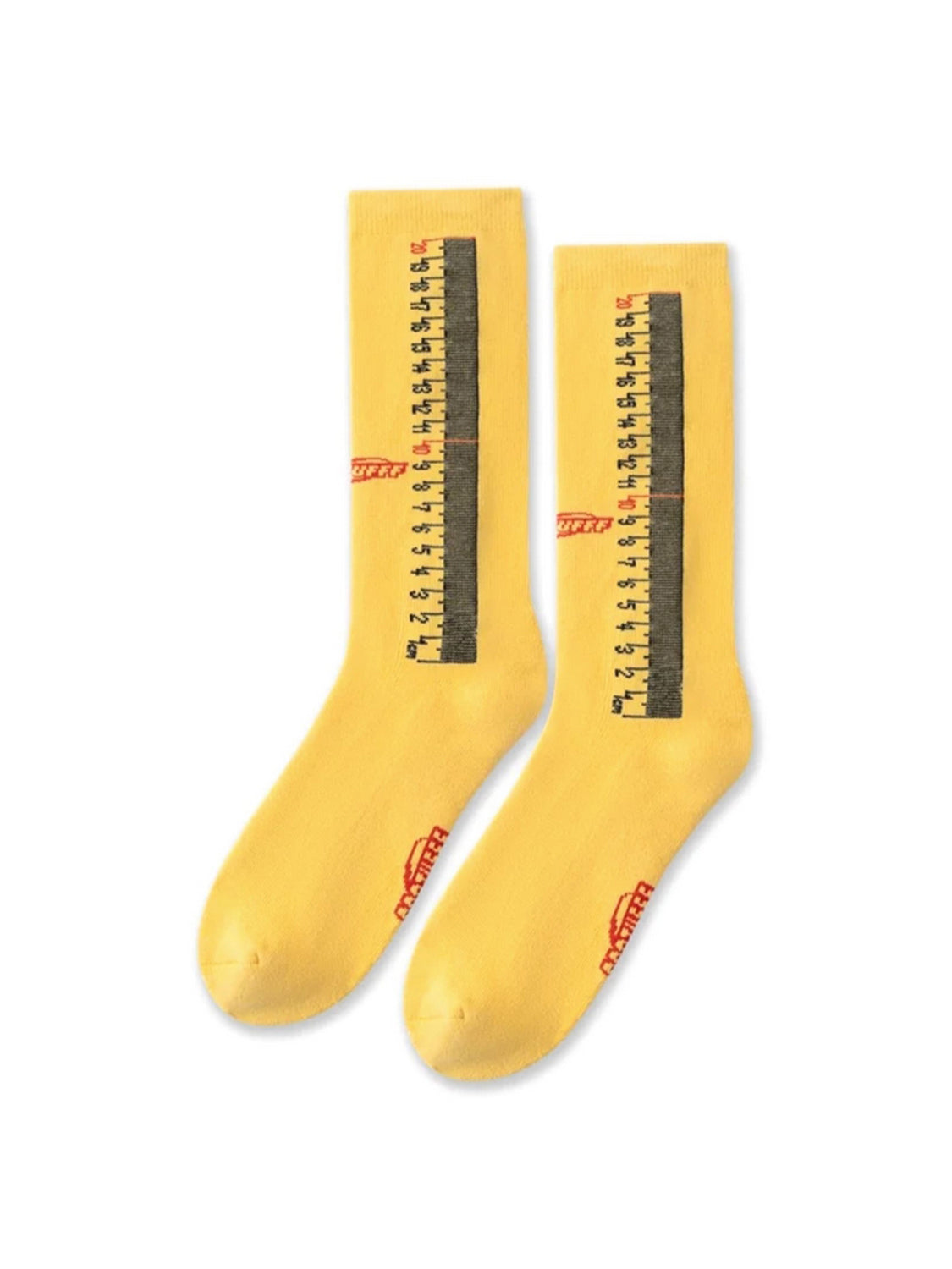 Calzini Ruler SSSTUFFF Unisex - Giallo